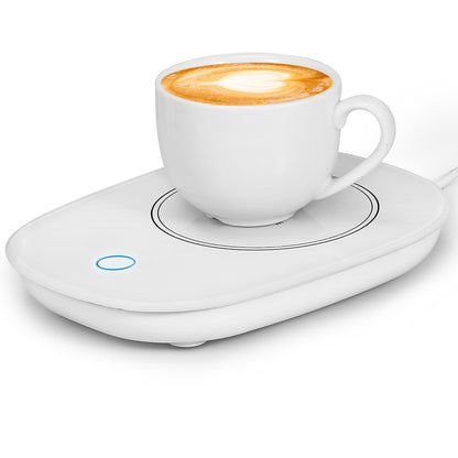 Say goodbye to cold coffee and hello to comfort all day long! ☕✨ This smart mug warmer keeps your favorite drinks—coffee, tea, or milk—perfectly warm at up to 131°F (55°C).