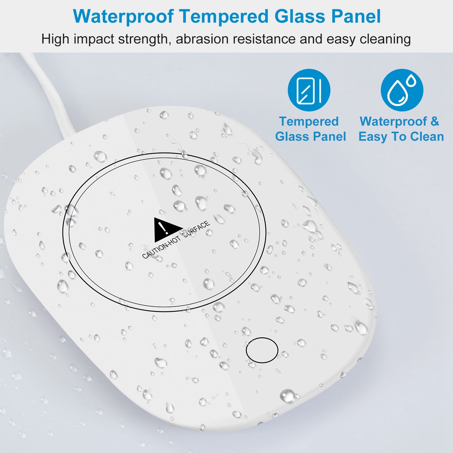 Say goodbye to cold coffee and hello to comfort all day long! ☕✨ This smart mug warmer keeps your favorite drinks—coffee, tea, or milk—perfectly warm at up to 131°F (55°C).
