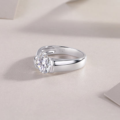 The Love Of Your Life Diamond Ring, Wedding Ring, Luxury Fashion Set With Moissanite Silver Ring