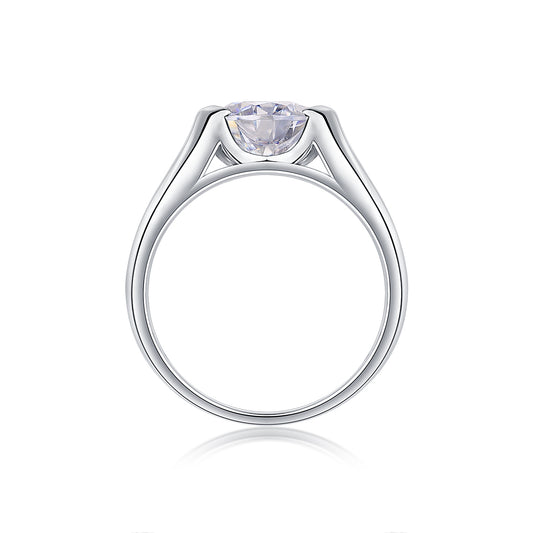 The Love Of Your Life Diamond Ring, Wedding Ring, Luxury Fashion Set With Moissanite Silver Ring